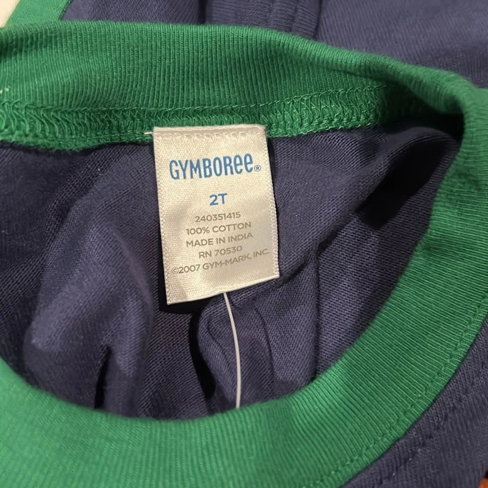 NWT Gymboree Frog Pond salamander swamp double sleeve Long Sleeve Shirt 2T
